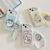 Chiikawa Wallet Case with Lanyard for iPhone